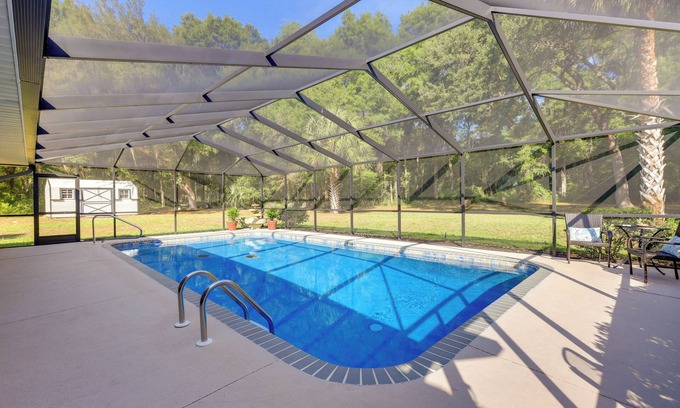 Citrus Springs House | 3 Mi to Dunnellon Historic District: Home w/Lanai