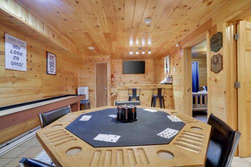 Hickory Hills House | 6BR Cabin w Fire Pit Game Room & Basketball