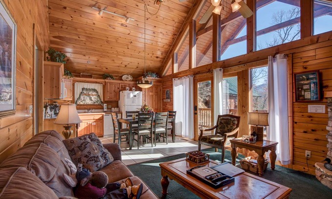 Black Bear Falls Cabin | 76 m² Cabin ∙ 2 bedrooms ∙ 6 guests