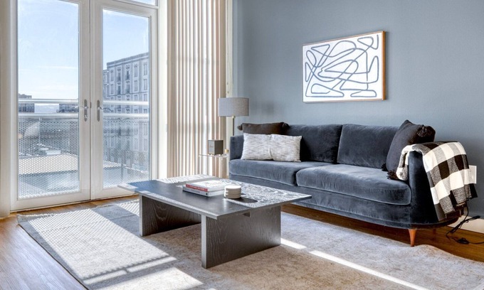 Ballpark Apartment | Bright LoDo 2BR w/ W/D, Roof & Gym, nr Coors Field, by Blueground