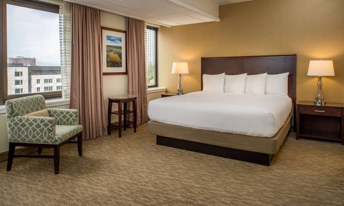 Lloyd District Hotel | DoubleTree by Hilton Hotel Portland 1 King Executive Suite with Living Room