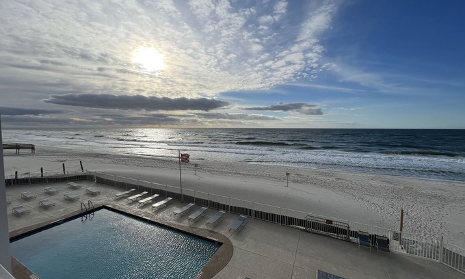Gulf Shores Condo | ☀️Edgewater West 34. stocked poolside storage room for beach chairs and toys! ⛱️