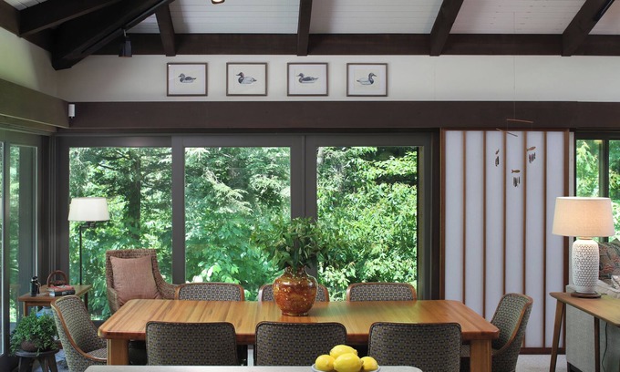 South Haven House | Exceptional Modern Home on Lake MI Dune w/Private Beach, Guest House, 5 Acres