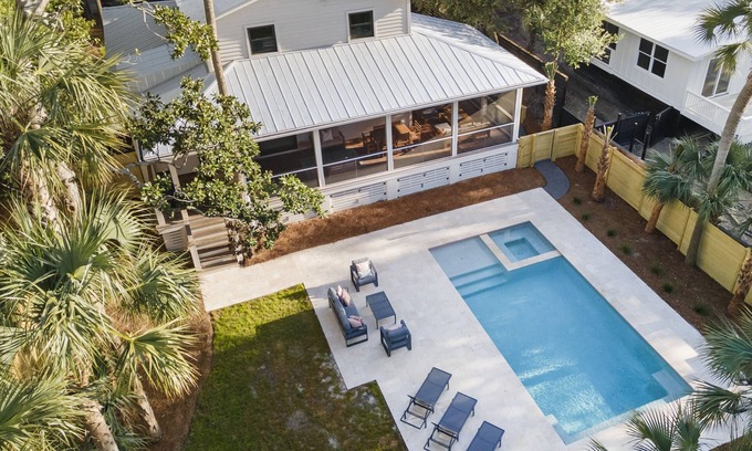 Folly Beach House | Green Wave - Private Pool - Ideal Central Location