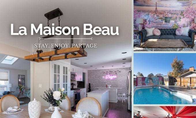 Oak Park House | La Maison Beau | Pool | Sauna | Hot Tub