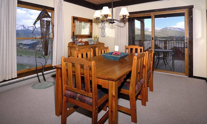 Crested Butte Condo | Location is Everything! Ski-In/Out Condo, No Stairs, End Unit + VIEWS