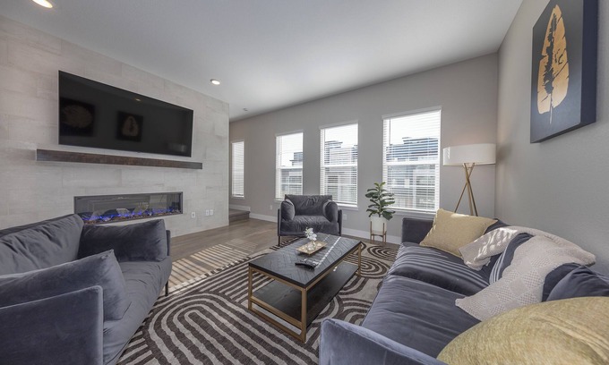 Northfield House | Modern Townhouse with Rooftop Oasis in Denver