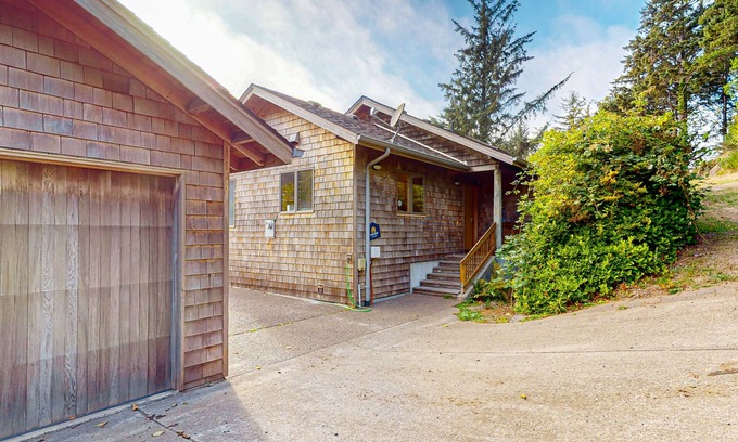 Neskowin House | Ocean View Home with Two Decks, Beach Access, & Cozy Fireplace