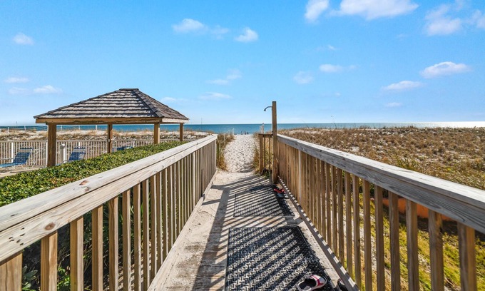 Gulf Shores Condo | One Bedroom Condo at Moonraker on West Beach Blvd Just Steps to Sand