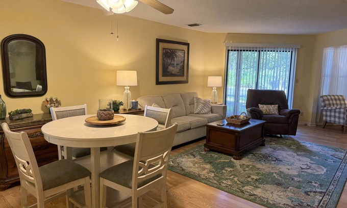 Saint Simons Island Condo | Pet Friendly Condo in Gated Community with Pool and Fitness Center!