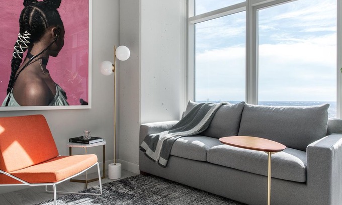 Midtown Village Apartment | Quiet 2BR + Gym Near Downtown By Lyric