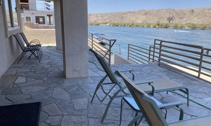 Holiday Shores House | Riverfront Oasis Guest House, one bedroom with dock