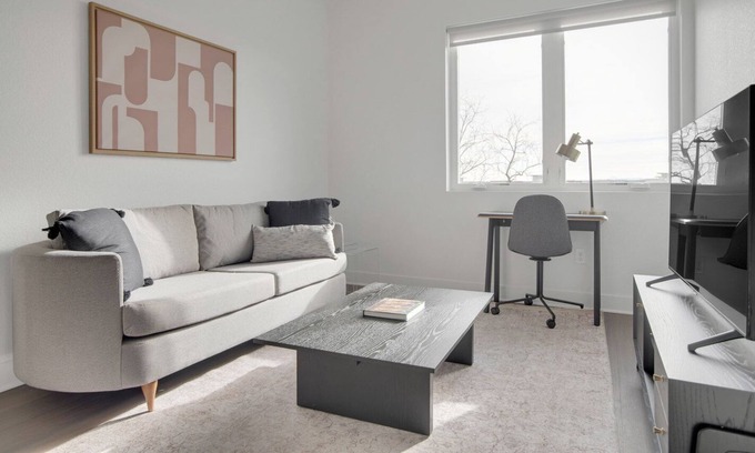 West Colfax Apartment | Sleek Sloan's Lake 1BR w/ Gym, W/D & Roof Deck, near Park, by Blueground