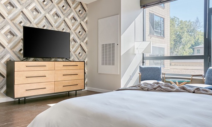 University Park Apartment | Sonder | University Park | Calming Studio + Pool