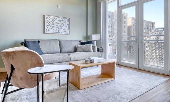 Ballpark Apartment | Sunny LoDo 2BR w/ W/D, Roof & Gym, nr Coors Field, by Blueground