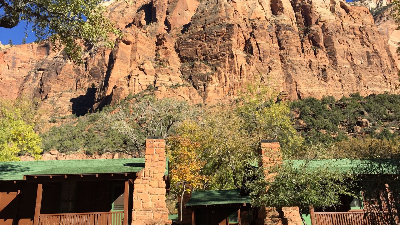 Photo of Buildings in Zion National Park South Entrance