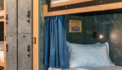Bed in All-Gender 8-Bed Accessible Dormitory